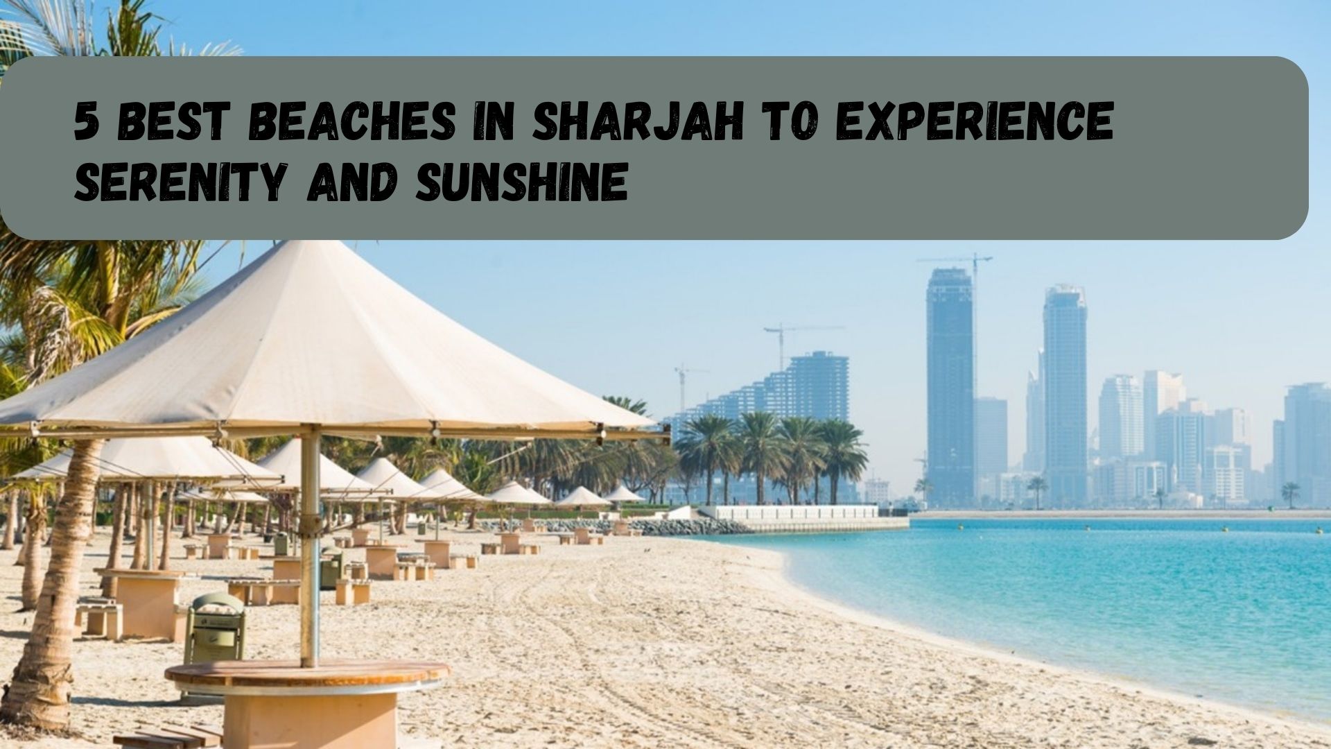 best beaches in Sharjah