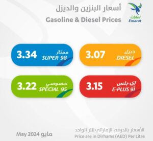 Dubai Petrol Price Today – May 2024